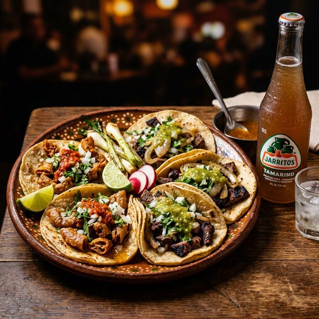 Combo Tripero — 3 tripa, asada, enchilada y bebida, Tacos Chano's