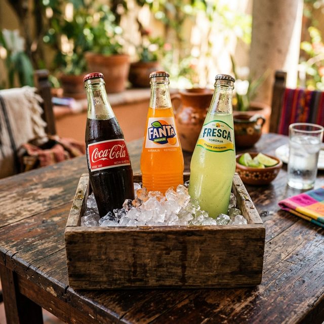 Refresco Coca-Cola frío — Tacos Chano's